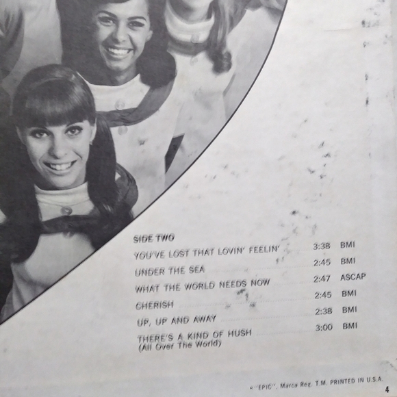 The Doodle Town Pipers Love Themes Vinyl Record - Picture 5 of 7